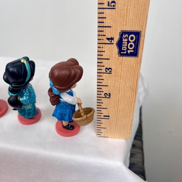 Disney Animator Princess 3" Figures set of 9 Ariel Belle Snow White Pocahontas - Picture 5 of 16